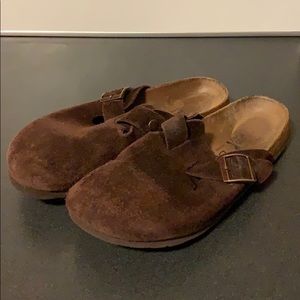 Birkenstock Betula Brown Leather / Suede Mules